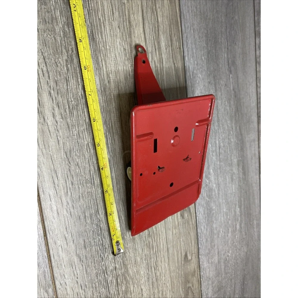 Rare Vintage Tonka Pressed Steel Tilt Bed 2 Wheel Red Trailer